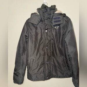 Hollister Men’s Sherpa Lined All-Weather Jacket